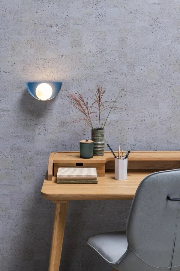 Lucide BENNI - Wall light - 1xG9 - Blue - atmosphere 1